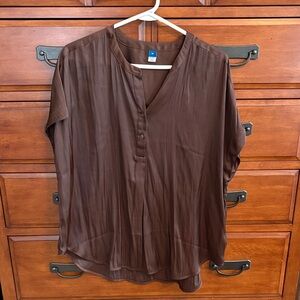 Old Navy Deep Brown Women's Blouse